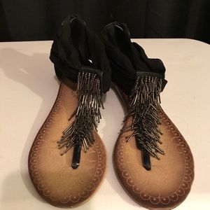 Fringe Sandals